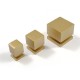 SQUARE FURNITURE KNOB / MATT GOLD