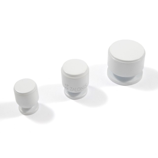 CYLINDER FURNITURE KNOB / WHITE