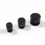 CYLINDER FURNITURE KNOB / BLACK