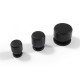 CYLINDER FURNITURE KNOB / BLACK