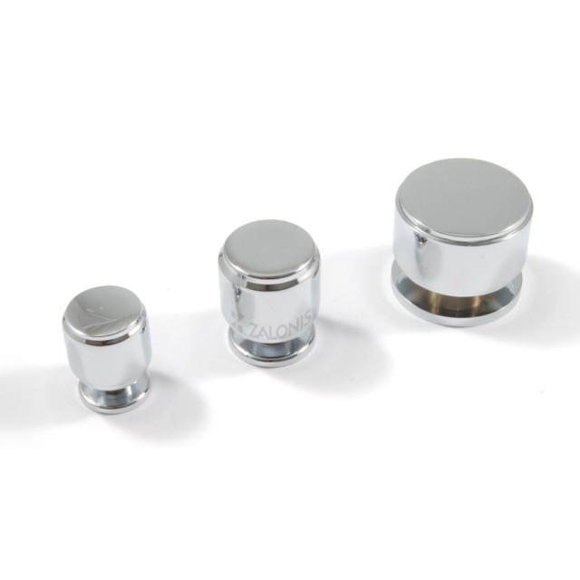 CYLINDER FURNITURE KNOB / CHROME