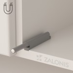 PUSH TO OPEN INDAUX MAGNETIC / GREY