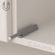 PUSH TO OPEN INDAUX MAGNETIC / GREY PUSH