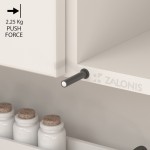 BUILT-IN PUSH TO OPEN INDAUX / 2.25 Kg / ANTHRACITE