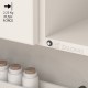BUILT-IN PUSH TO OPEN INDAUX / ANTHRACITE