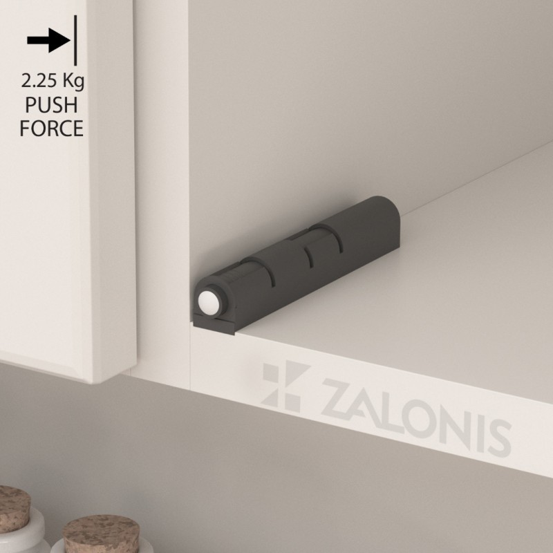 PUSH TO OPEN INDAUX / 2.25Kg ΔΥΝΑΜΗ / ΑΝΘΡΑΚΙ