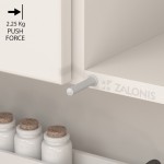 PUSH TO OPEN INDAUX ΧΩΝΕΥΤΟ / 2.25 Kg / ΓΚΡΙ ΑΝΟΙΚΤΟ