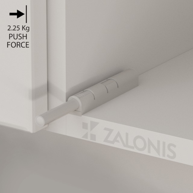 PUSH TO OPEN INDAUX / 2.25 Kg / LIGHT-GREY