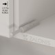 PUSH TO OPEN INDAUX / 2.25Kg ΔΥΝΑΜΗ / ΓΚΡΙ ΑΝΟΙΚΤΟ