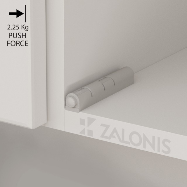 PUSH TO OPEN INDAUX / 2.25 Kg / LIGHT-GREY