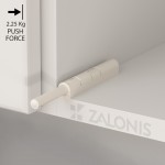 PUSH TO OPEN INDAUX / 2.25Kg ΔΥΝΑΜΗ / ΛΕΥΚΟ