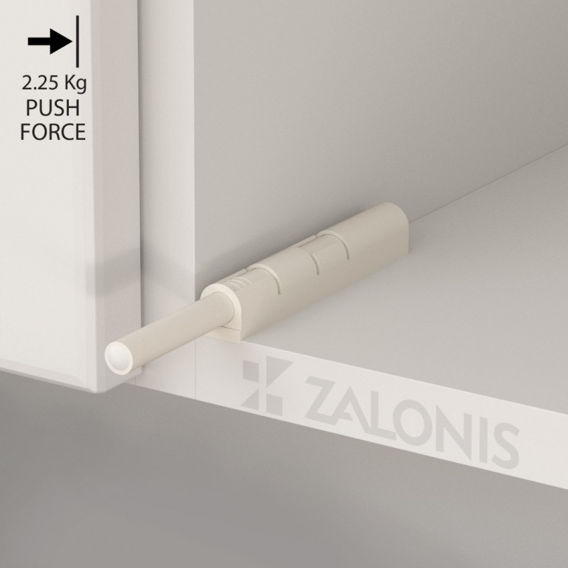 PUSH TO OPEN INDAUX / 2.25Kg ΔΥΝΑΜΗ / ΛΕΥΚΟ