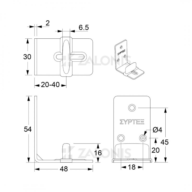 EXTERNAL BOTTOM GUIDE FOR SYRTEX