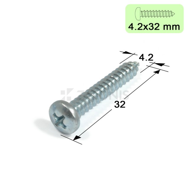 ΛΑΜΑΡΙΝΟΒΙΔΑ ΨΩΜΑΚΙ / 4.2x32 mm / ΓΑΛΒΑΝΙΖΕ