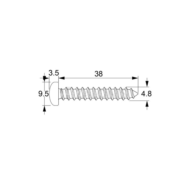 ΛΑΜΑΡΙΝΟΒΙΔΑ ΨΩΜΑΚΙ / 4.8x38 mm / ΓΑΛΒΑΝΙΖΕ