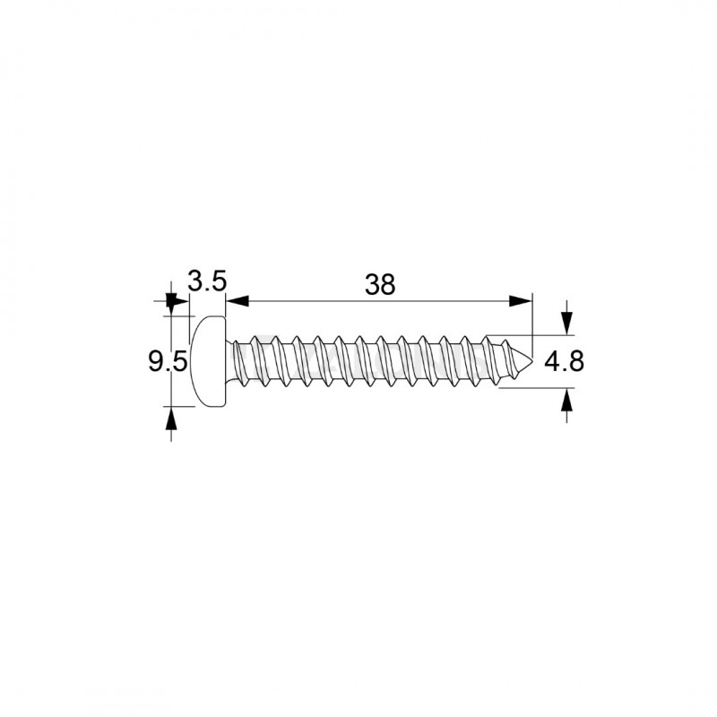 ΛΑΜΑΡΙΝΟΒΙΔΑ ΨΩΜΑΚΙ / 4.8x38 mm / ΓΑΛΒΑΝΙΖΕ