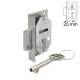 FURNITURE INTERNAL MOUNTING LOCK 20mm / RIGHT INTERNAL MOUNTING LOCKS