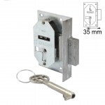 FURNITURE INTERNAL MOUNTING LOCK 35mm / LEFT