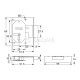 FURNITURE INTERNAL MOUNTING LOCK 35mm / LEFT INTERNAL MOUNTING LOCKS