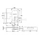 FURNITURE INTERNAL MOUNTING LOCK 40mm / RIGHT INTERNAL MOUNTING LOCKS