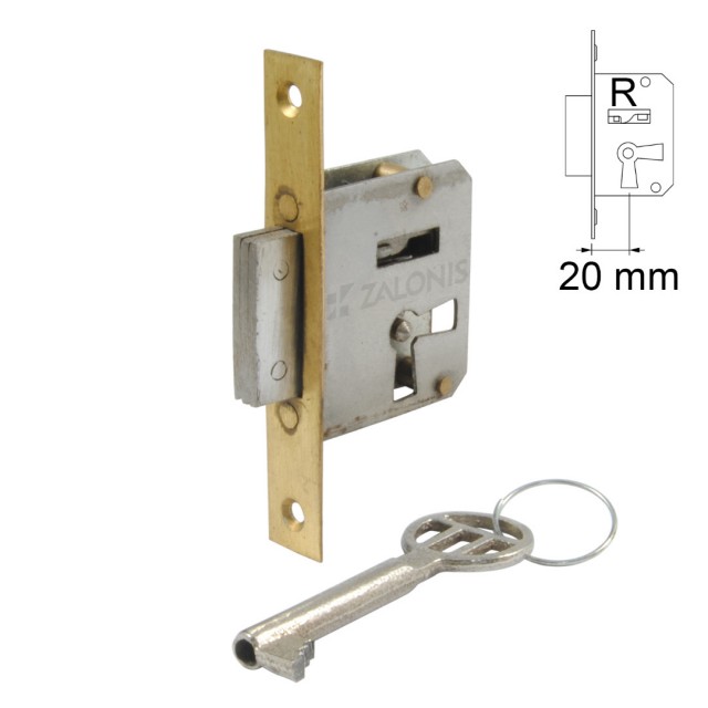 FURNITURE BUILT-IN LOCK 20mm / RIGHT