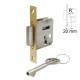 FURNITURE BUILT-IN LOCK 20mm / RIGHT BUILT-IN LOCKS