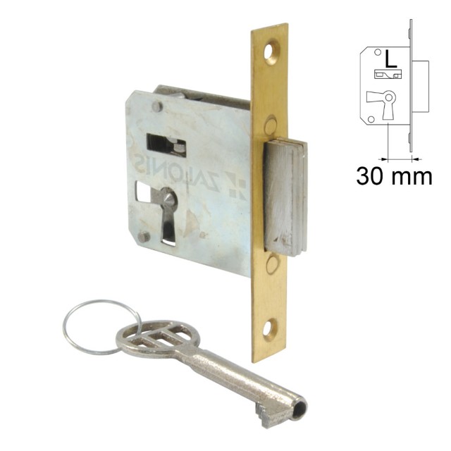 FURNITURE BUILT-IN LOCK 30mm / LEFT
