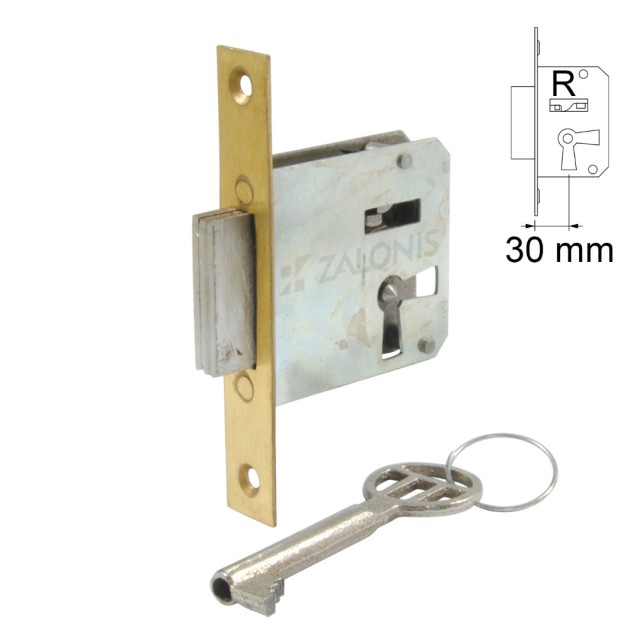 FURNITURE BUILT-IN LOCK 30mm / RIGHT
