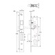 SHORT SECURITY DOOR LOCK GEVY 25mm / MAT NICKEL SHORT SECURITY MORTISE DOOR LOCKS