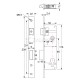 SHORT SECURITY DOOR LOCK GEVY 35mm / MAT NICKEL SHORT SECURITY MORTISE DOOR LOCKS