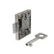 BOX FURNITURE LOCK 25mm / MATT NICKEL