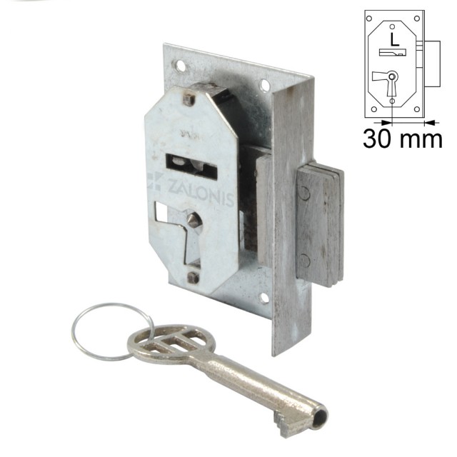 ΚΛΕΙΔΑΡΙΑ ΕΠΙΠΛΟΥ ΣΚΑΦΤΗ 30mm / ΑΡΙΣΤΕΡΗ