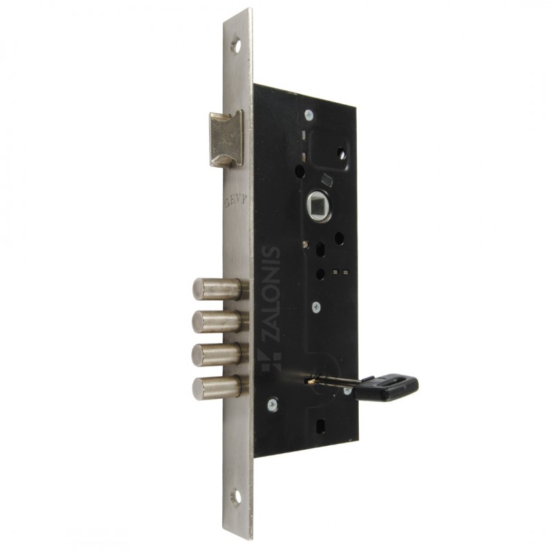 SECURITY SAFELOCK GEVY / 45x85 mm / MAT NICKEL