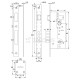 SECURITY SAFELOCK GEVY / 45x85 mm / MAT NICKEL