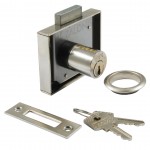 SECURITY BOX FURNITURE LOCK 30mm / NICKEL