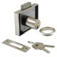 SECURITY BOX FURNITURE LOCK 35mm / NICKEL