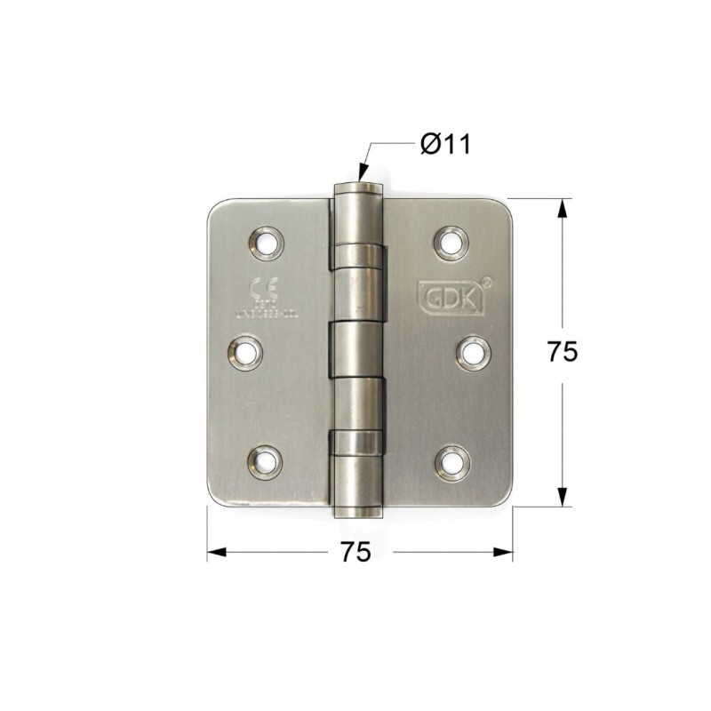 ΜΕΝΤΕΣΕΣ ΠΛΑΚΕ 75x75 mm / ΙΝΟΞ