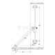 BAR DOOR LID STAY MECHANICAL LIFTING HINGES