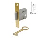 FURNITURE BUILT-IN LOCK 25mm / RIGHT
