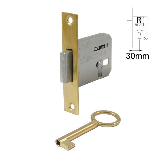 FURNITURE BUILT-IN LOCK 30mm / RIGHT