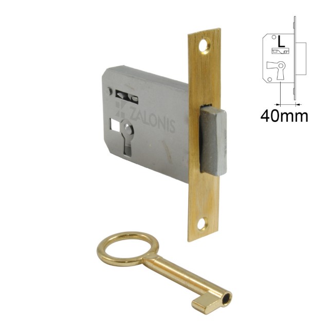 FURNITURE BUILT-IN LOCK 40mm / LEFT