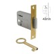 FURNITURE BUILT-IN LOCK 40mm / LEFT