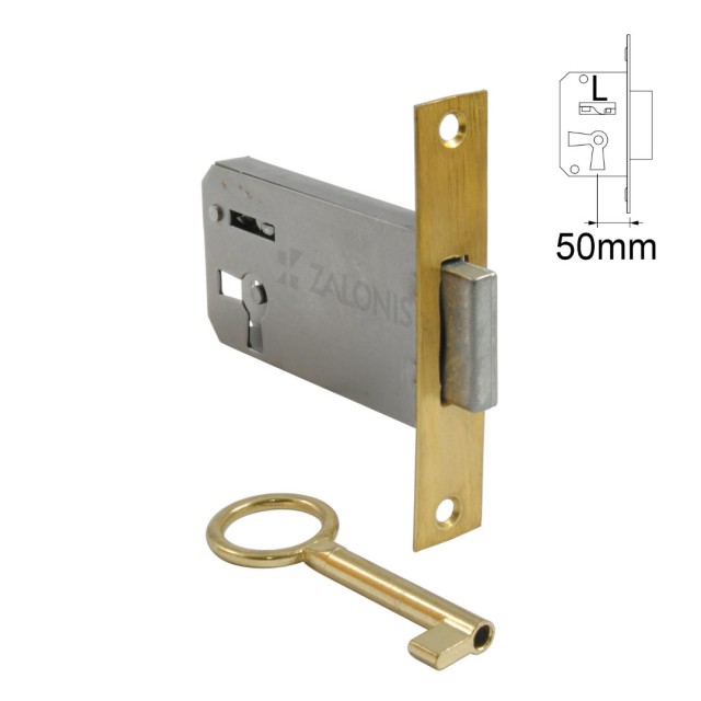 FURNITURE BUILT-IN LOCK 50mm / LEFT