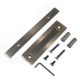 STEEL SLIDING BARN DOOR HANDLE SET / ANTIQUE