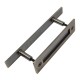 STEEL SLIDING BARN DOOR HANDLE SET / ANTIQUE