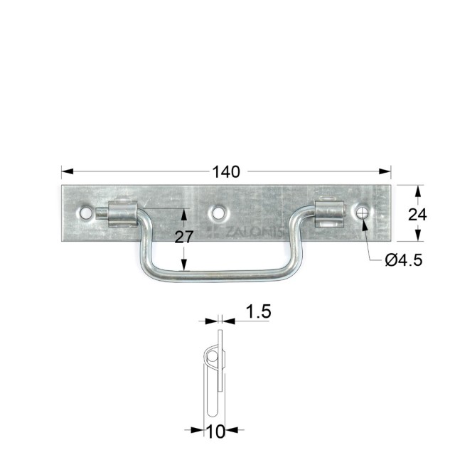 ΣΠΑΣΤΗ ΛΑΒΗ 140x24 / ΓΑΛΒΑΝΙΖΕ