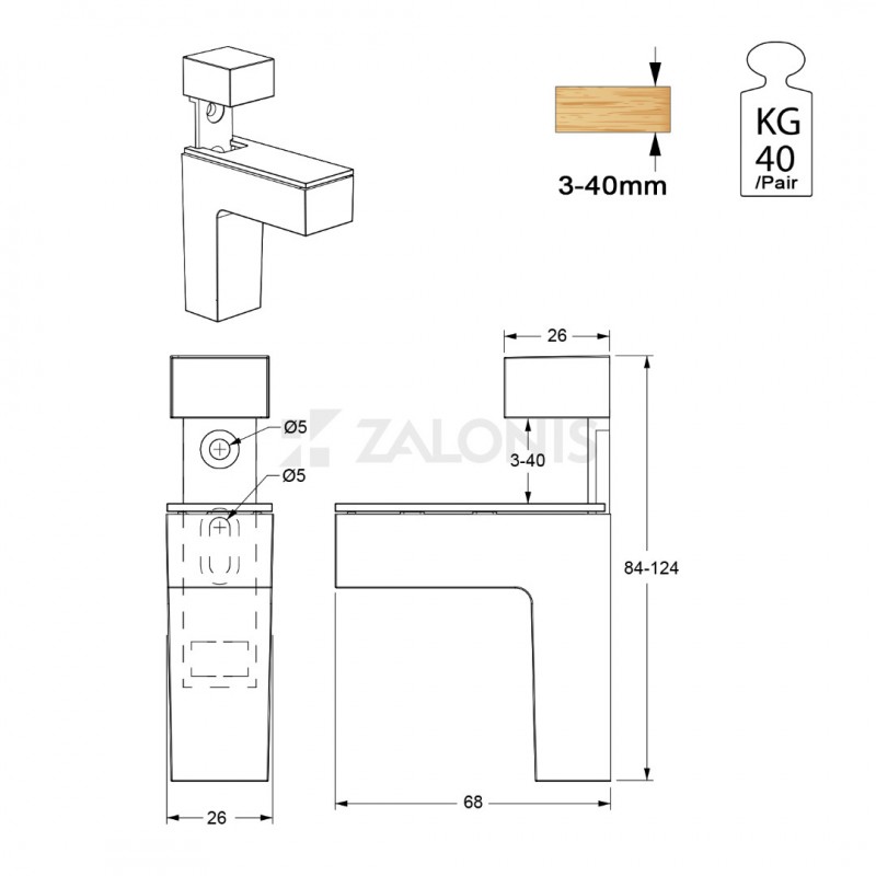 PELECAN QUATRO MEDIUM / CHROME