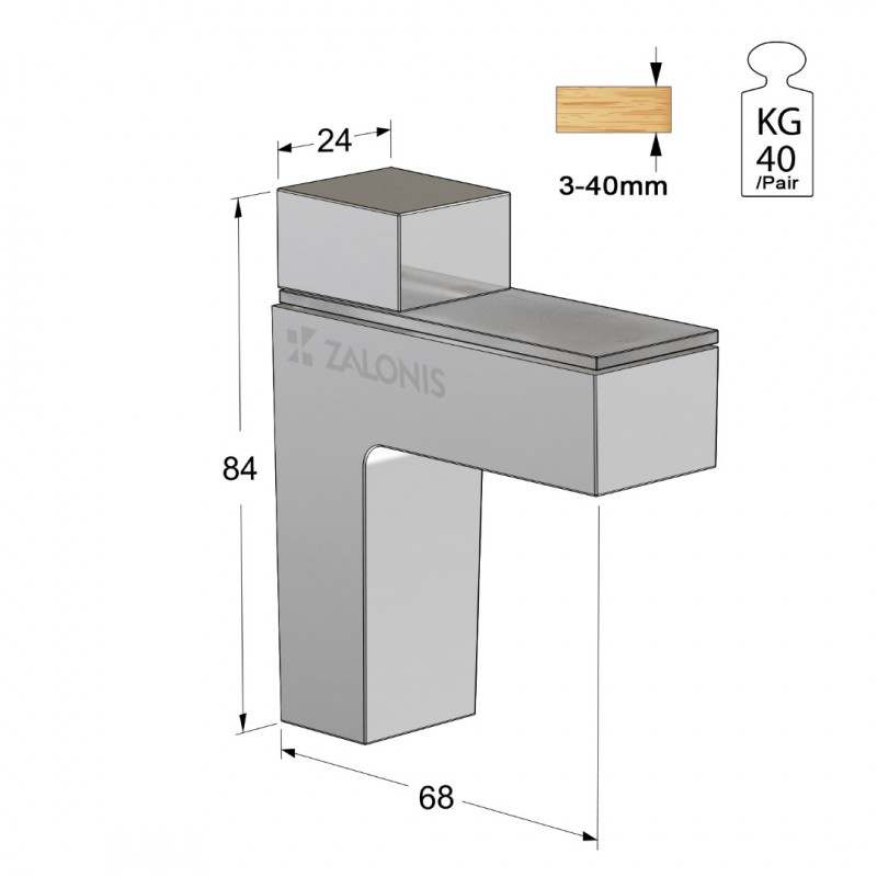 PELECAN QUATRO MEDIUM / CHROME