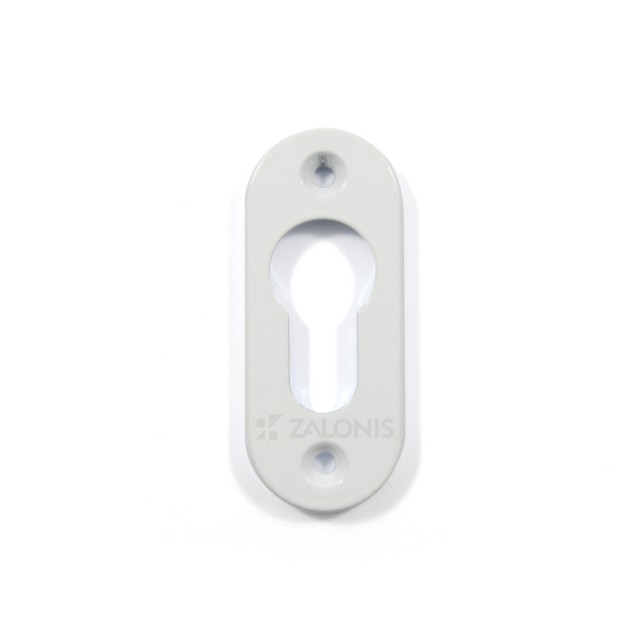 INTERIOR DOOR OVAL ROSETTE / WHITE