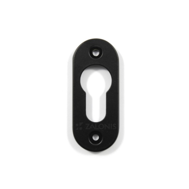INTERIOR DOOR OVAL ROSETTE / BLACK